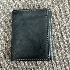 Genuine Leather Trifold Wallet